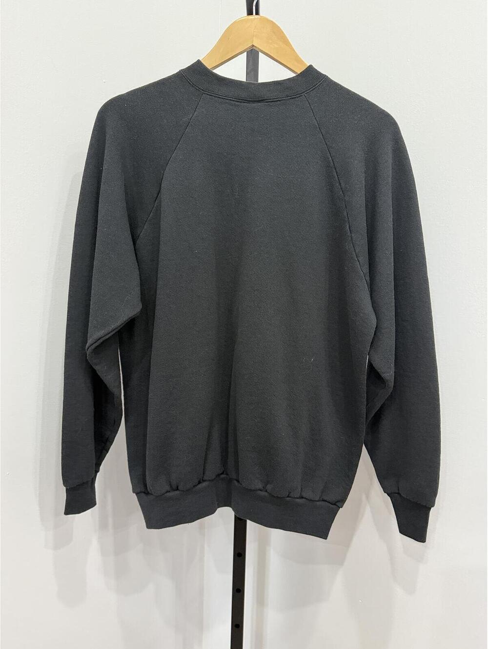 90s Vintage Fruit of the Loom Ladies XL Black Sweatshirt